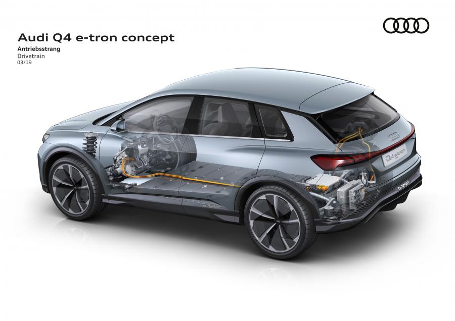 Схема Audi Q4 e-tron Concept 2019 года  (фото 19 из 28)